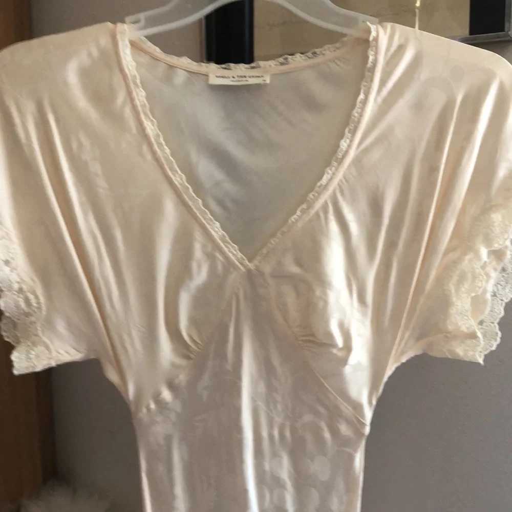 Spell Jacquard Petal Night-Gown Sz Xs - Picture 8 of 11